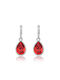 Red Drops Earrings Pendants