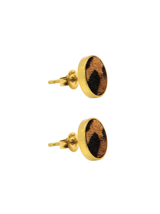 Earrings made of Steel Gold Plated