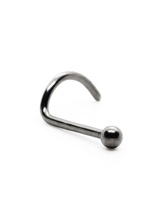 Curly Nose Earring Titanium