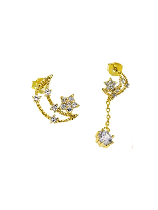 Earrings made of Silver Gold Plated