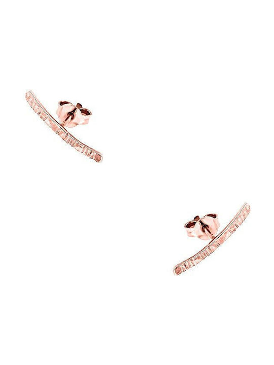 Earrings made of Pink Gold