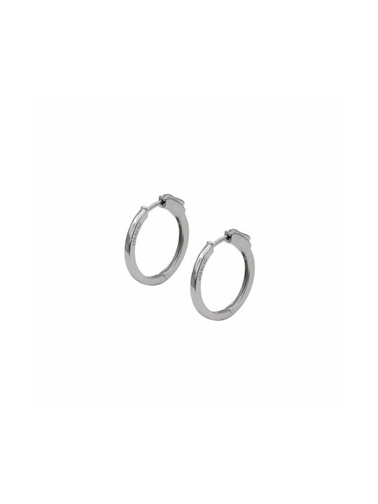 Earrings Hoops made of Silver