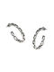 Earrings Hoops made of Silver