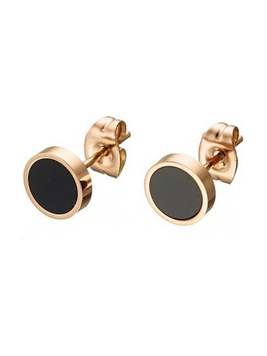 Bode Earrings made of Steel Gold Plated with Stones