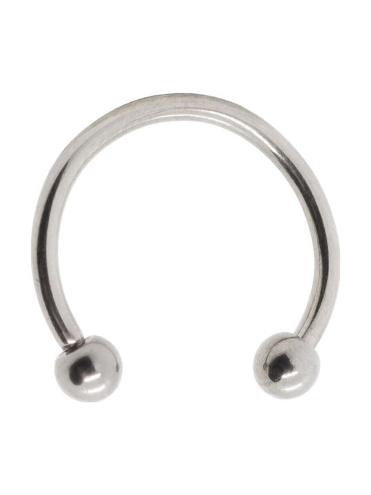 Piercing.gr Septum Piercing Earring Made of Titanium 12 x 1.2mm Silver
