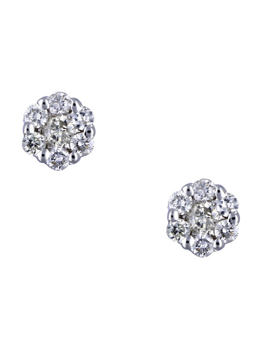 Earrings made of Platinum with Diamond