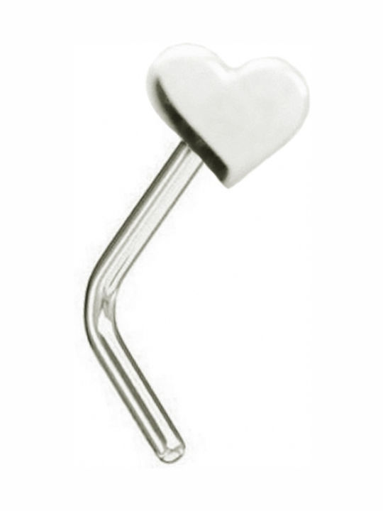 Nose Earring in 14K Platinum