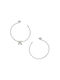 Earrings Hoops made of Silver