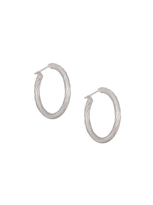 Earrings Hoops made of Steel Gold Plated