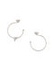 Earrings Hoops made of Silver