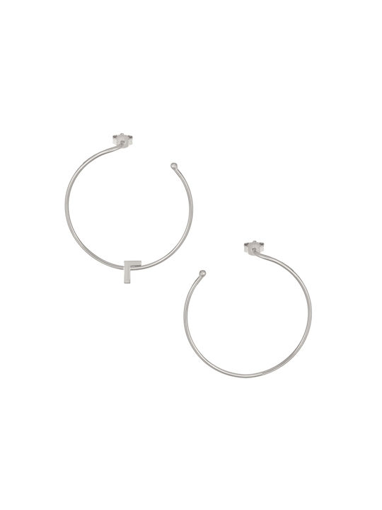 Earrings Hoops made of Silver