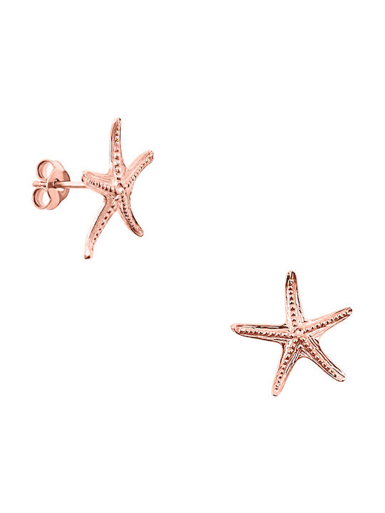 Earrings made of Pink Gold