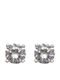 Silverline Tribute Men's Earrings made of Silver with Stones
