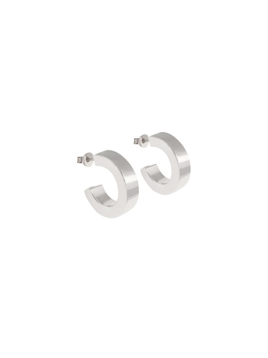 Earrings Hoops made of Silver