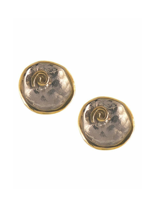 Earrings made of Silver Gold Plated