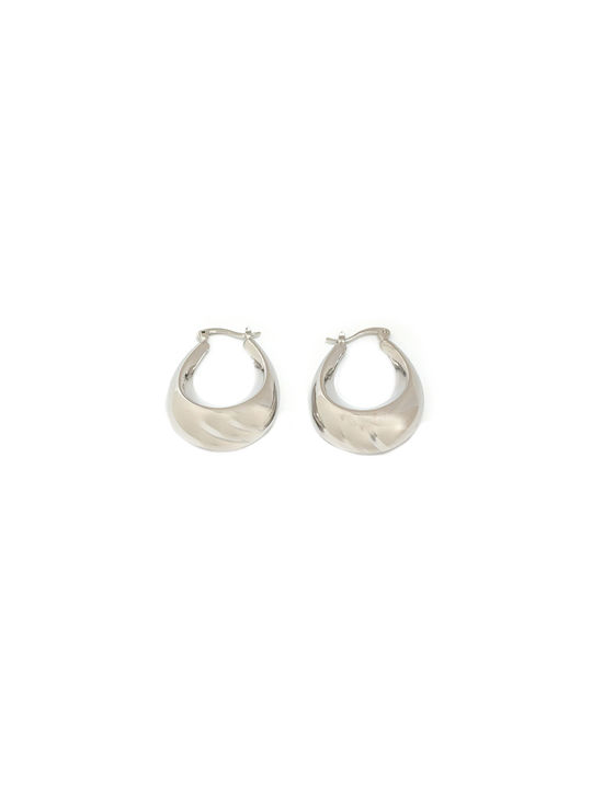 Earrings Hoops made of Silver