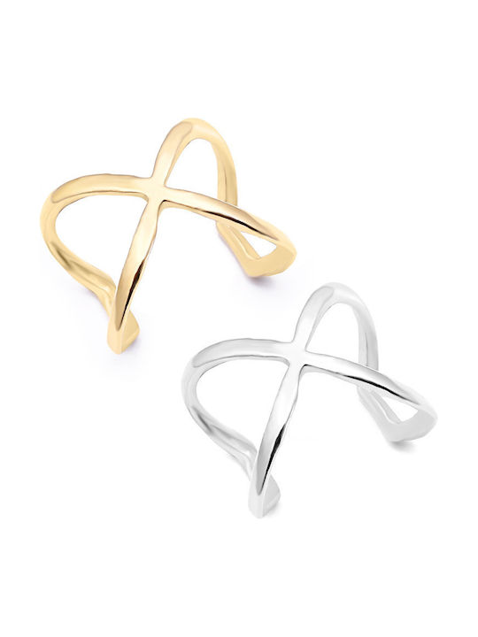 Set Women's Rings Gold Plated