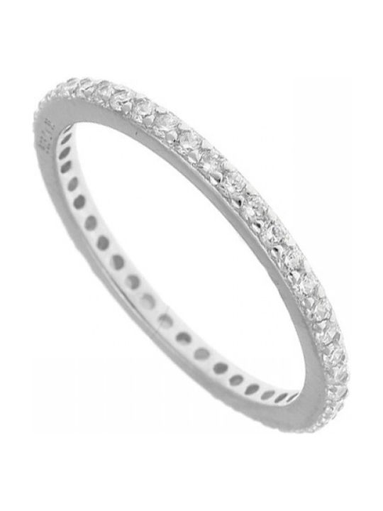 Women's Silver Eternity Ring