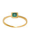 Women's Gold Ring with Stone 18K