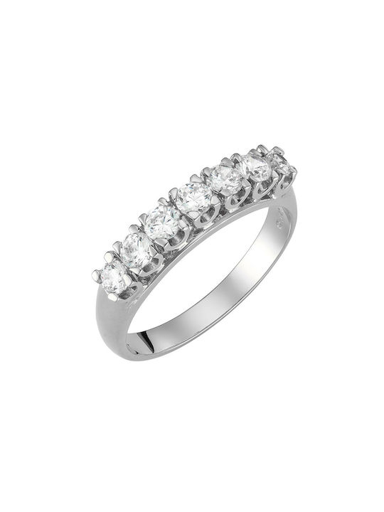 Women's Half Eternity Ring 14K