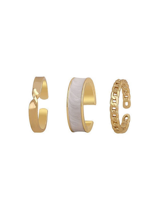 Women's Gold Plated Brass Ring