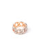Women's Gold Plated Silver Ring with Zircon