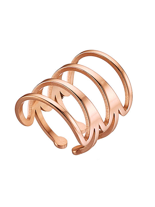 Women's Ring from Steel Gold Plated