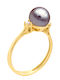 Margaritari Damen Ring mit Zirkonia aus Gold 14K