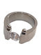 BD Jewelery Bd Jewelery Ring with Zircon made of Steel Gold Plated
