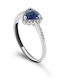 Eforo Ring with Zircon made of Silver