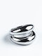 Cuoro Damen Ring aus Stahl Vergoldet