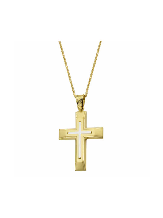 Gold Cross 9K with Chain