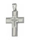 White Gold Cross 14K