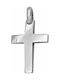 White Gold Cross 14K