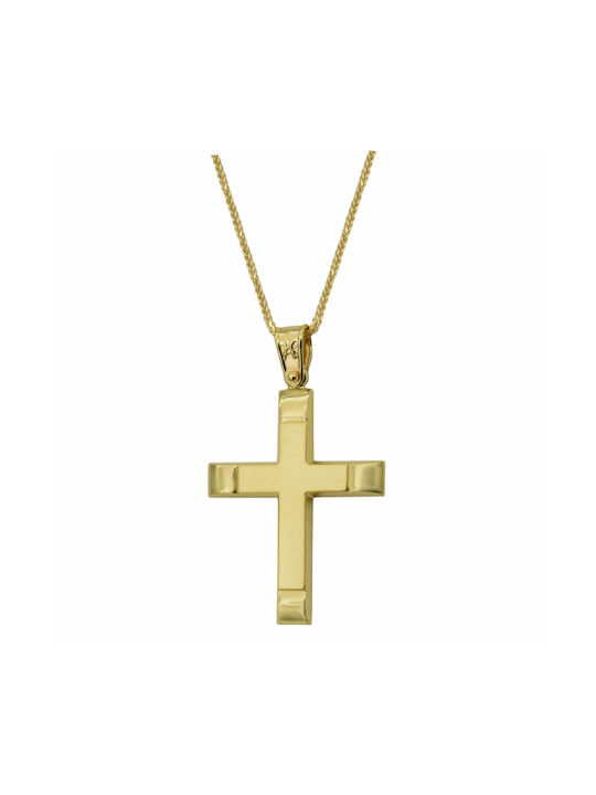 Gold Cross 9K with Chain