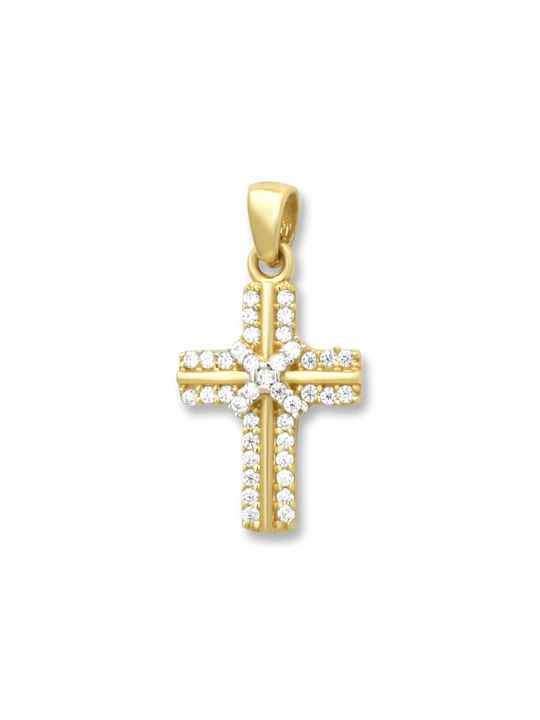 Femeiesc Aur Cruce 14K