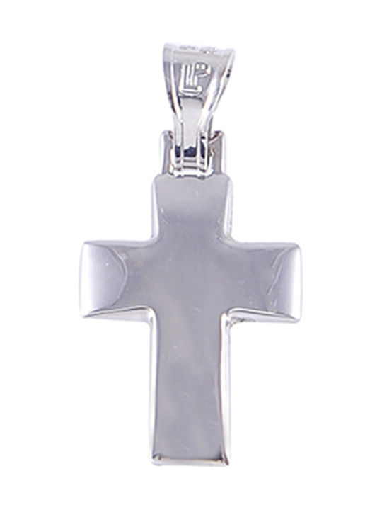 White Gold Cross 14K