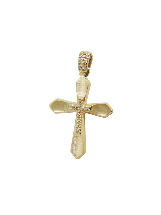 Femeiesc Aur Cruce 14K