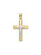 Men's Gold Cross 14K with the Crucified