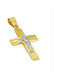 Gold Cross 14K with the Crucified