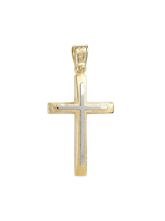 Damen Gold Kreuz 14K