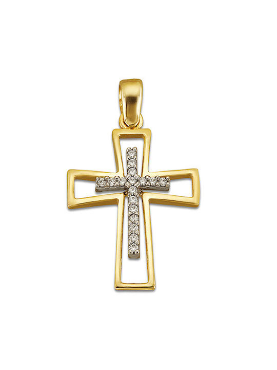 Femeiesc Aur Cruce 14K