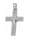 White Gold Cross 9K