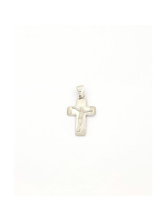 Kirkikosmima Men's Cross with the Crucified from Silver