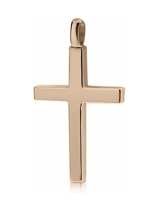 Rose Gold Cross 18K