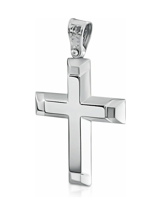 White Gold Cross 14K