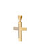 Damen Gold Kreuz 14K