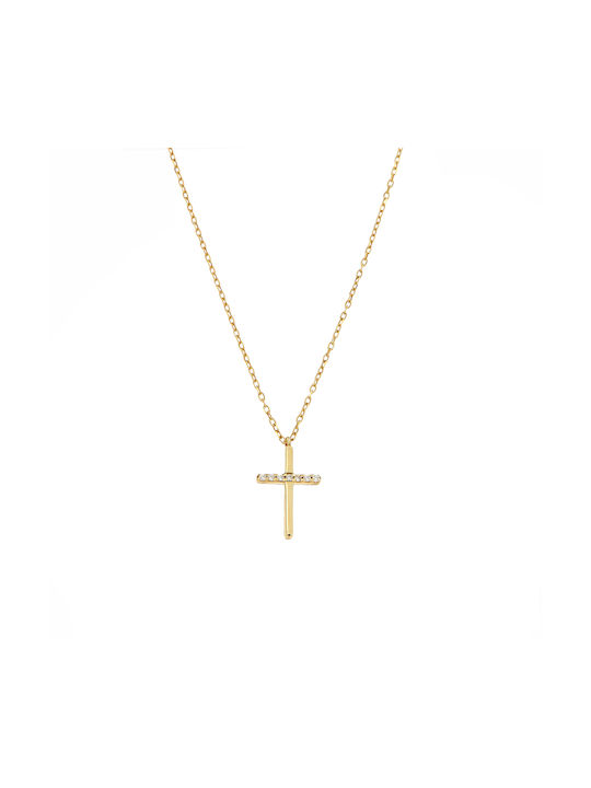 Gold Cross 14K with Chain