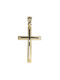 Damen Gold Kreuz 14K