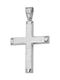 White Gold Cross 9K